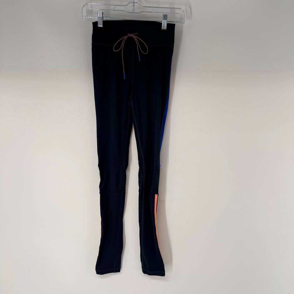 The Upside Magic Yoga Legging Pants Womens US 4 Black Blue High Rise Compression